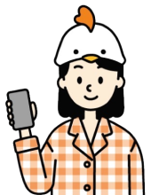 パジャマを着た女性のイラスト